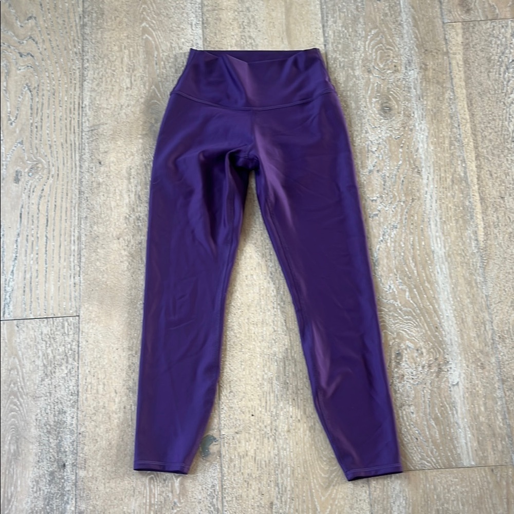 Alo Purple High-Waisted Leggings